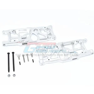 Bracci inferiori posteriori in alluminio GPM Racing argento: 1/5 KRATON / OUTCAST 8S BLX - Foto 1 di 4