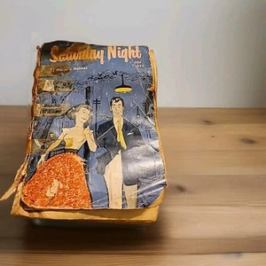 Vintage 1965 Paperback Saturday Night by Marjorie Holmes Scholastic Book Service - Picture 1 of 4