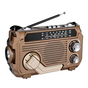 Radio de supervivencia Radio de manivela solar Linterna de radio effective - Imagen 1 de 12
