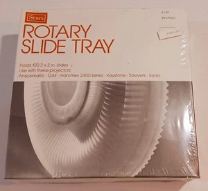 Sears Rotary Slide Tray 39902 Holds 100 2 X 2 In Slides NEW OLD STOCK - Picture 1 of 12