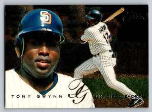 1995 Flair #201 Tony Gwynn San Diego Padres Baseball Card