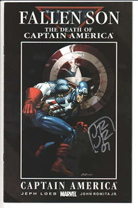 Fallen Son #3 2007 firmado por John Romita Jr. en muy buen estado/nuevo - Imagen 1 de 2