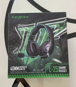 LETTON 40MM LOUD HAILER DIAMETER L-25 GAMING HEADSET. - Picture 1 of 4