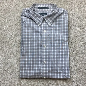 Eddie Bauer Short Sleeve Wrinkle Free Relaxed Fit Button Up Down Shirt, Men's TL - Picture 1 of 9