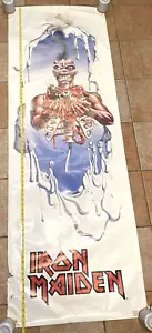 EDDIE, IRON MAIDEN TÜRLÄNGE POSTER, VINTAGE 1988, RIESIG 75x26", SUPER SELTEN, KILLER! - Bild 1 von 4