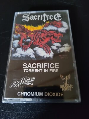 Sacrifice - Torment In Fire (1985) Cassette (Sealed) FPC-3029 - Image 1 of 3