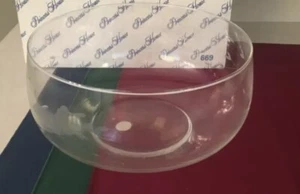 Princess House 669 Crystal Bowl, Made in USA NIB - Picture 1 of 2
