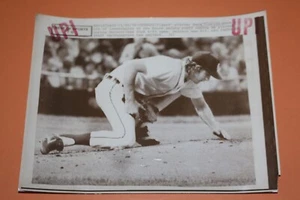 Vintage 1976 DETROIT TIGERS MARK FIDRYCH  Rookie Season baseball UPI Wire Photo - Picture 1 of 4