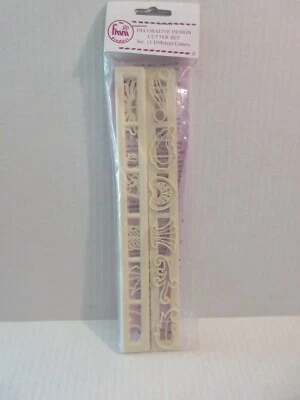 Decorative Design Cutters for Fondant Gum Sugar Paste Art Swag Scroll Heart Leaf - Image 1 of 4