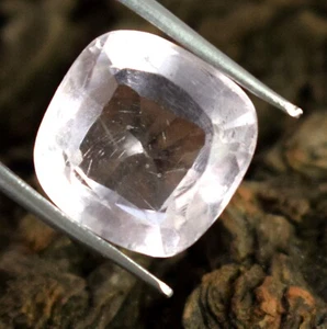 Naturel Coussin 11.95 CT Mogok Rose Poudretteite Ample Pierre Précieuse Certifié - Picture 1 of 8