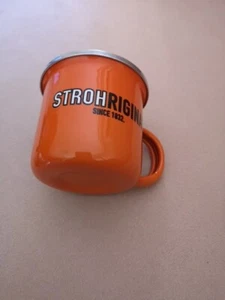 Stroh Rum Original Becher Metall Emaille Werbung Reklame - Bild 1 von 2