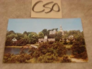 C50 VINTAGE POSTCARD PEACEFUL CAPE COD MASS VILLAGE - Picture 1 of 1