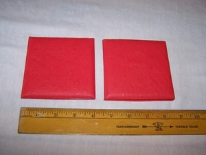 Zwei 1987 AVON GELDBÖRSE REFLECTIONS SPIEGEL - rot - Bild 1 von 2