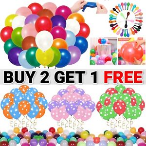 20 X Latex PLAIN BALOON BALLONS helium BALLOONS 10" inch Party Birthday Decor UK
