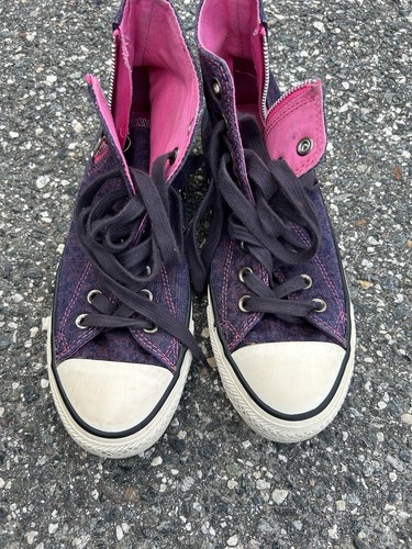 Cerniera alta donna converse Taylor all star viola rosa taglia donna 8 5
