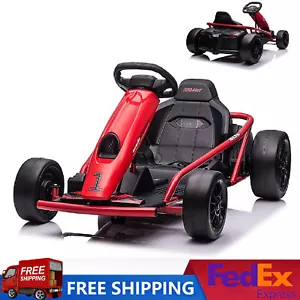 Electric Go Kart for Kid 24V 9Ah Battery 8MPH High Speed Drifting Car Ride Toy - Picture 1 of 13