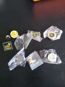 Lot Of 9 Star Performance/Achievement Award Pins - Picture 1 of 16