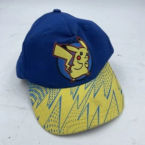 POKEMON Big Kid's Youth Pikachu Lightning Snapback Cap Hat - Picture 1 of 8