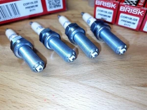 4 bujías BRISK LGS se adaptan a: Kawasaki H2, H2R, ZX-10R/RR Ninja y2016-2021 - Imagen 1 de 8