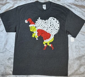 NEW 2015 Dr. Seuss HOW THE GRINCH STOLE CHRISTMAS Retro Vintage T-Shirt Adult XL - Picture 1 of 2