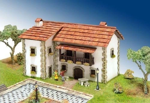 Domus Kits 40209 CASA RURALE KIT DI MONTAGGIO CON PERSONAGGI 1/87 Modellino - Immagine 1 di 1