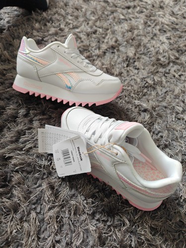 Reebok Classics bambino rosa nuovo con etichette bambina UK 11 EUR 28