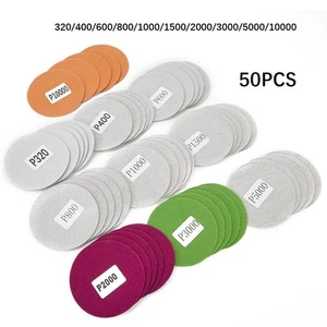 Sandpaper Sanding Discs Oil Proof Waterproof 320-10000 Grits 50 Pieces Hot Sale - Picture 1 of 17