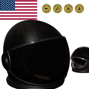 Adult Black Astronaut Helmet | Space Helmet | Easy Cosplay Costume Accessory - Picture 1 of 3
