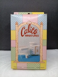 Calico Minatures Bedroom Furniture Model Kit No - 102 - Picture 1 of 7
