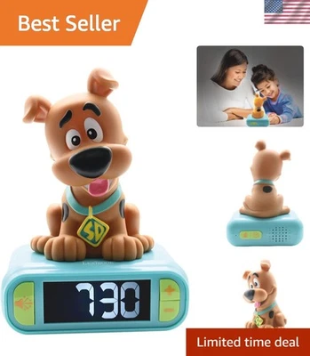 Reloj despertador digital Scooby-Doo para niños con luz nocturna y función de repetición Foto 1 de 4
