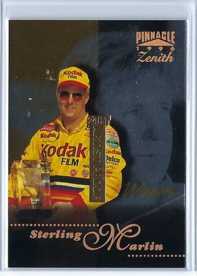 1996 Pinnacle Zenith 24KT Artist Proof Sterling Marlin #95 - Image 1 of 2