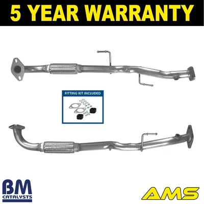 Fits Mitsubishi Space Star 2000-2004 1.3 1.6 Exhaust Pipe + Fitting Kit Front BM - Изображение 1 из 4