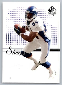 2002 SP Authentic Shannon Sharpe Denver Broncos #48 - Picture 1 of 2