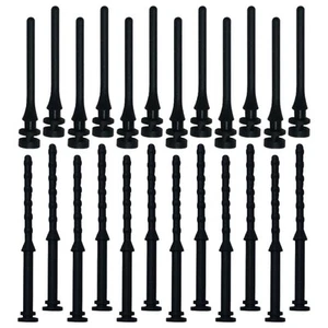 100 Pcs Ongles De Colle À L'épreuve Des Chocs Supports Ventilateur Boîtier - Afbeelding 1 van 12