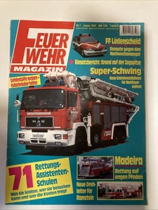 Feuerwehr Magazin Januar 1995 Lüdenscheid Schwing Zugspitze Madeira Ramstein - Bild 1 von 1