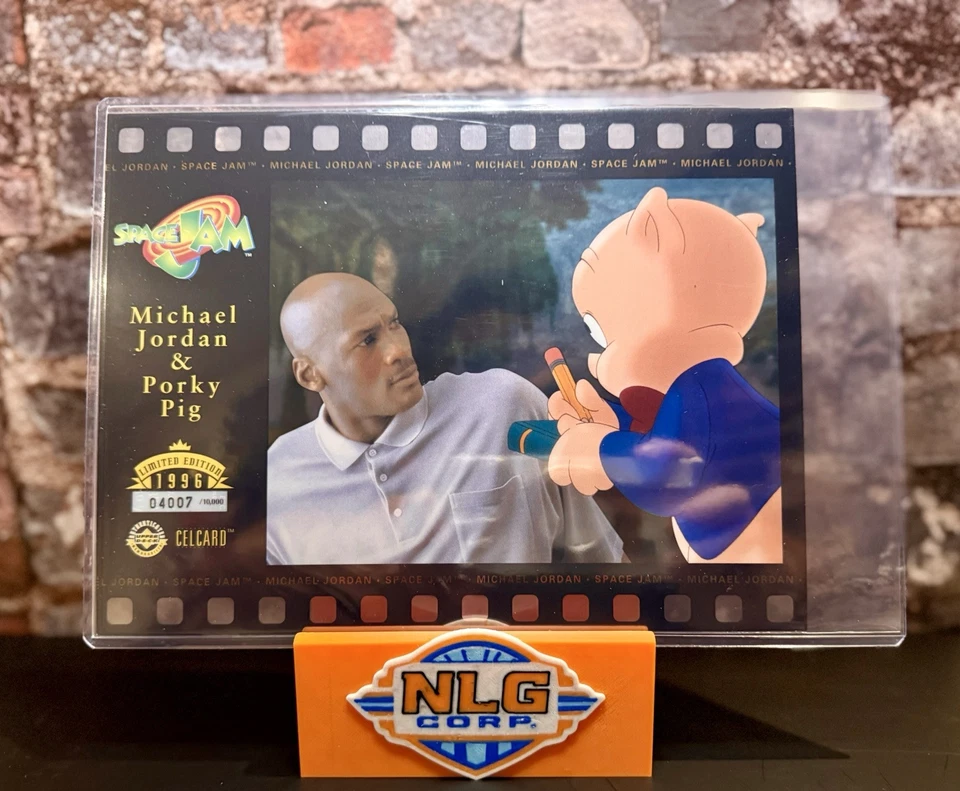1996 cubierta superior Space Jam Michael Jordan Cell Celcard conjunto completo limitado  Foto 1 de 4