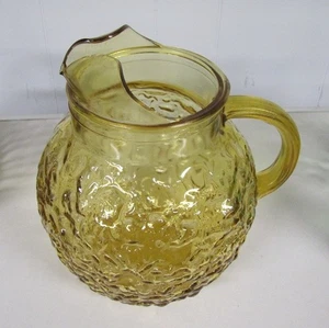 Glas: Kugelkrug - Anchor Hocking Lido Milano - bernsteinfarben - Bild 1 von 5