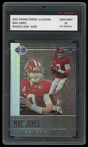 MAC JONES 2021 PANINI CHRONICLES ILLUSIONS 10 TARJETAS DE NOVATO A RADIOCONTROL PATRIOTAS - Imagen 1 de 1