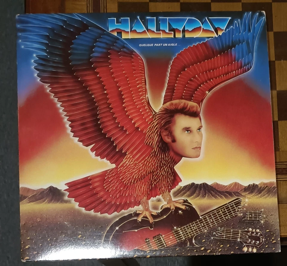 Johnny Hallyday  Quelque part un aigle ... 30R2 Vinyle LP 33 Tours 1982  6313307 - Photo 1/4