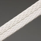 Braided Nylon Lacing Tape-Wax Coated, .077-.094,50LB, Black 1500FT LT1-S3-FB-BK