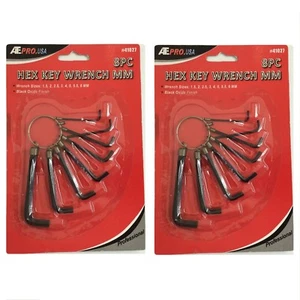 ATEpro.USA 8PC (2 Cards) Hex Key Wrench MM SET, 41027, 689958410279 - Picture 1 of 5
