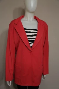 The LOOK Randolph Duke Woman Plus Zebra Print Twinset Shell Tank + Jacket 3X NEW - Picture 1 of 10