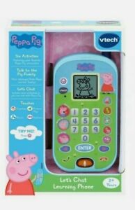 New VTech Peppa Pig Let's Chat Learning, play, Phone, Pretend  Toy For Kids