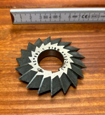 ZPS Gottwaldov Winkelfräser 45°x63 HSS Prismenfräser Profilfräser DDR Fräser - Bild 1 von 2