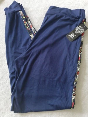 Ed Hardy, Large Love Kills Slowly, Loungewear Pantalones, Azul, Diseñador, Para hombres Foto 1 de 4