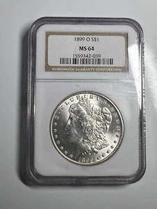 1899-O Morgan Silber Dollar MS64 NGC - Bild 1 von 4