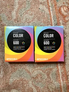 Impossible Project Polaroid 600 Color Film x2 Expired 2016 - Picture 1 of 2
