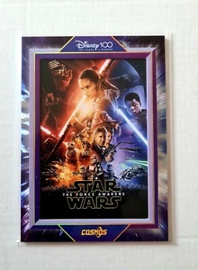 KAKAWOW COSMOS DISNEY 100 POSTER CARD THE FORCE AWAKENS 201/288 CDQ-HB-79 - Foto 1 di 2