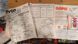 Tyco HO Scale Hustler Set instructions, parts list and unused Flag Set - Picture 1 of 4