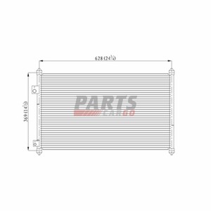 New Fits 2001 2002 2003 2004 2005 Honda Civic HO3030107 A/C Condenser